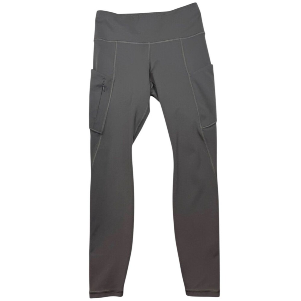 Athleta All In Tight Stash Pocket High Rise Leggings Olive Green Petite Size S